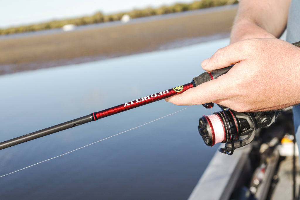 belly fishing reel TT RED BELLY SPIN ROD — Tackle Tactics