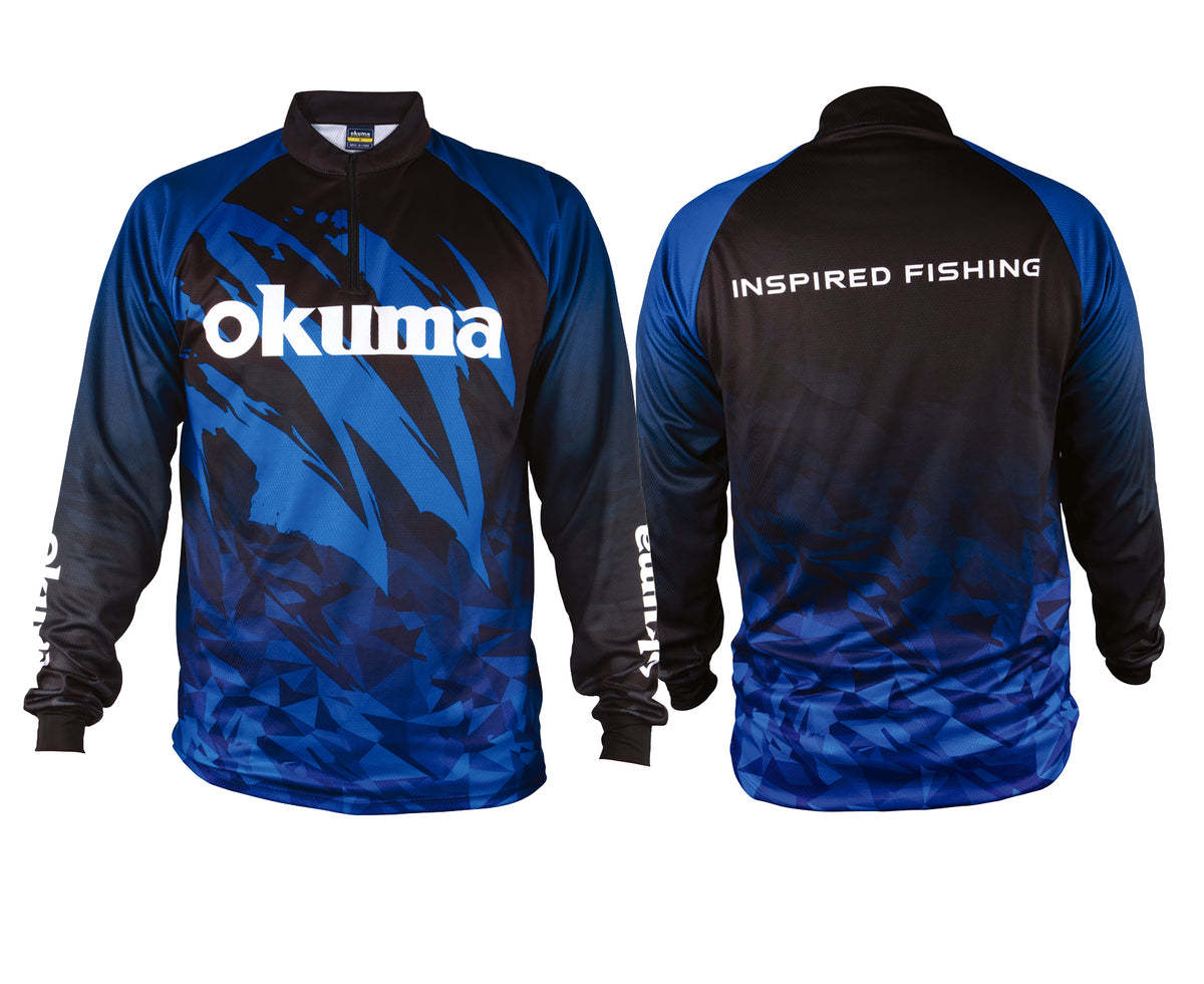OKUMA MOTIF UNCOLLARED TOURNAMENT SHIRT