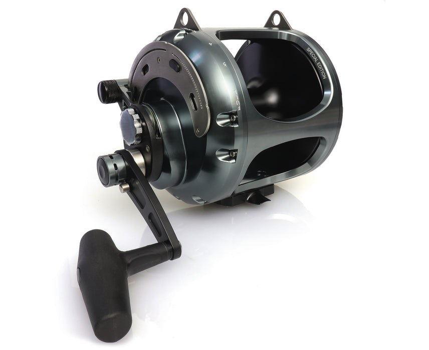 okuma 130 reel MK-130IISEa-LBS Makaira SEa 2-Speed Lever Drag Black the SEa series combines refined gear ratios Okuma Makaira SEa 130 Wide