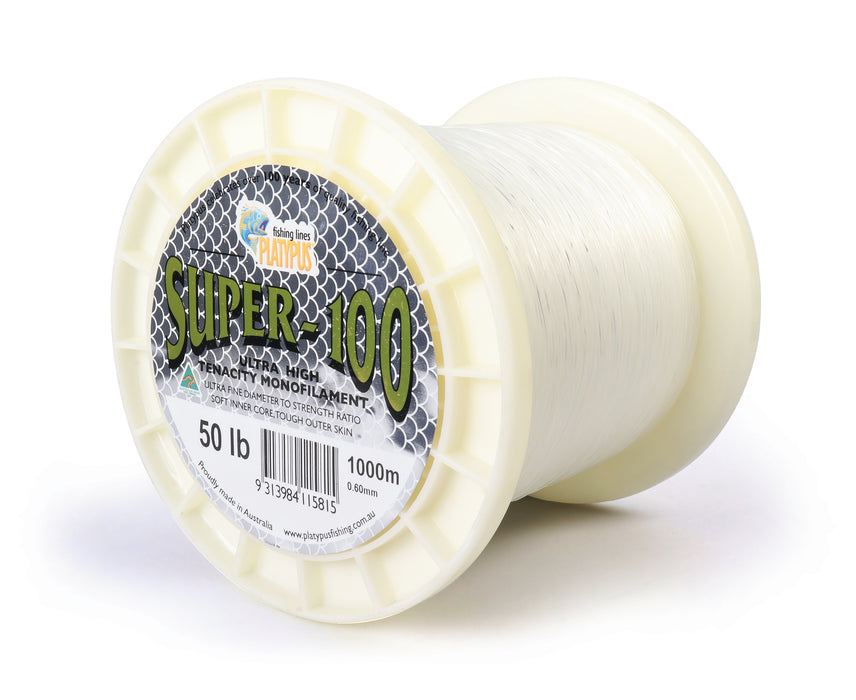 PLATYPUS SUPER 100 MONOFILAMENT PLATYPUS SUPER 100 MONOFILAMENT