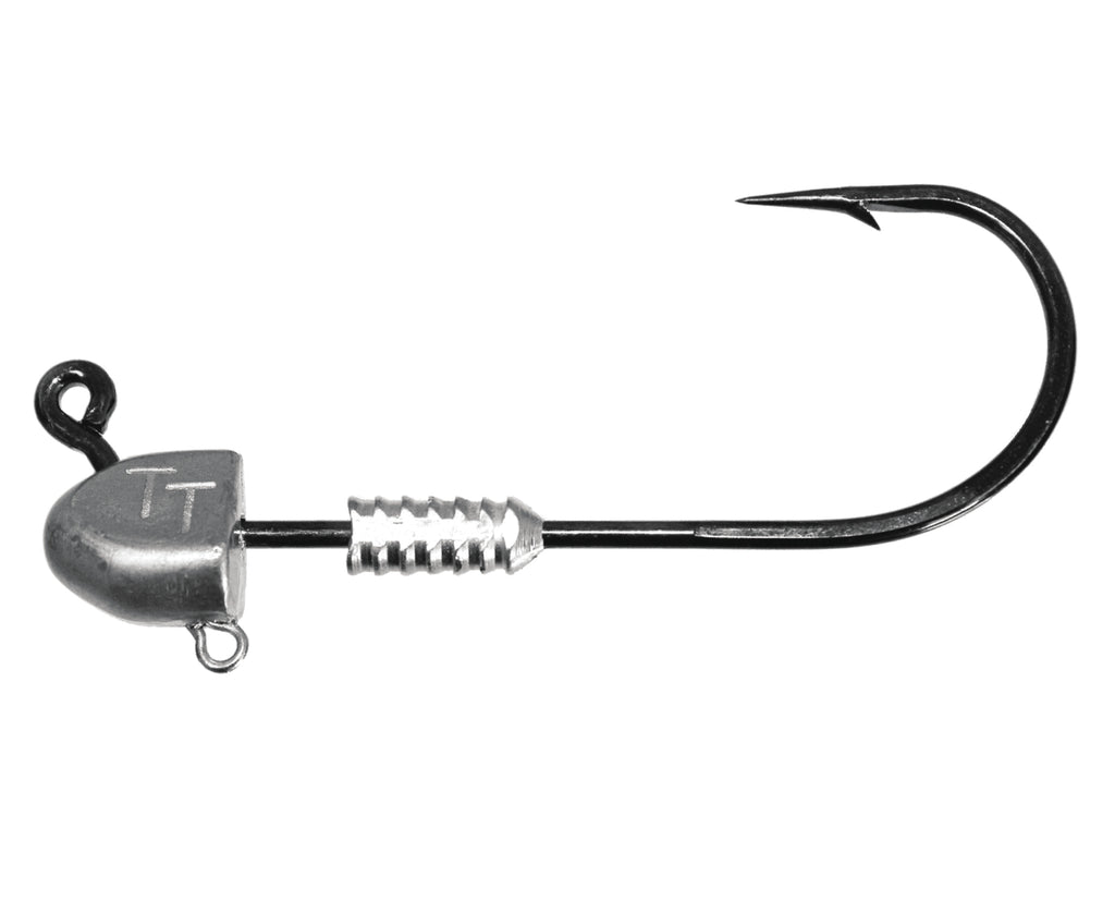 Hameçon Plombé Tackle Tactics ChinlockZ – 1/4 Oz, Taille 8/0, Lot De 2 – Pour Leurres Souples