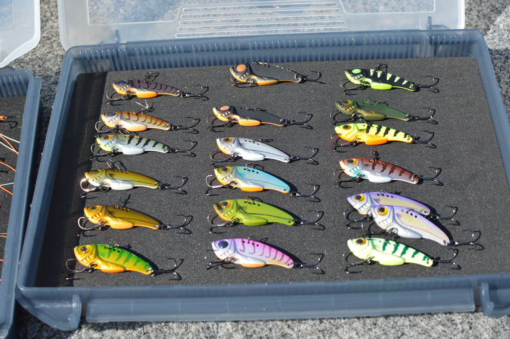 best fishing lure storage Ibnotuiy Wall Cabinet Lures Display Case The patent pending Tackle Titan Lure Hangar Kit is a complete tackle management system in one convenient package Bass Fishing Soft Plastic Lure